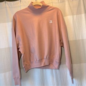 Champion Cropped Mock Neck Sweatshirt NWT